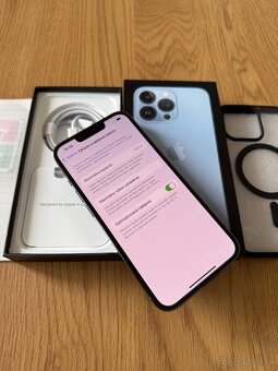 iPhone 13 Pro 256 gb Sierra Blue - komplet príslušenstvo - 13