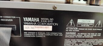 Yamaha CD prehrávač a magnetofón - 13