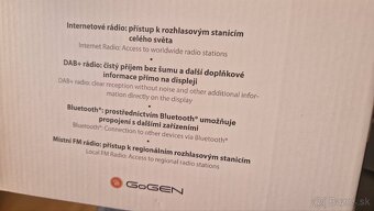 GoGen IR257 nové internetové, DAB, FM, Bluetooth, USB rádio - 13