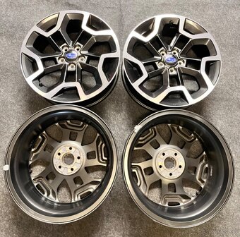 5x100 R17 ORIGINÁL alu disky Subaru XV Crosstrek - TOP STAV - 13