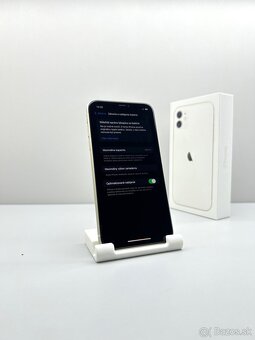iPhone 11 WHITE NOVÁ BATÉRIA 100% - 13