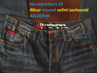 Riflové joggery a Riflové kapsáče Gate, Rifle Horsefeathers - 13