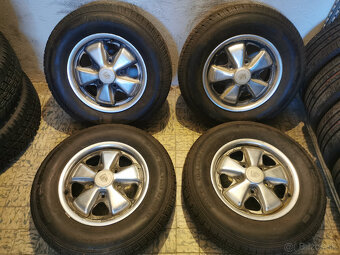 Porsche 911 / 912 - orig. 14" Fuchs alu s nejazdenými pneu - 13