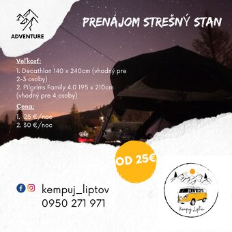 Prenájom obytný príves - Kempuj Liptov (mobilná kancelária) - 13