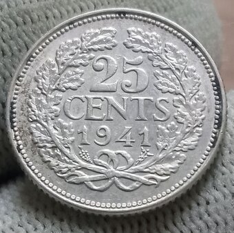 Strieborné mince Holandska. - 13