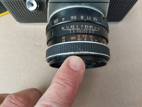 Starý fotoaparát Praktica super TL 1000+ příslušenství - 13