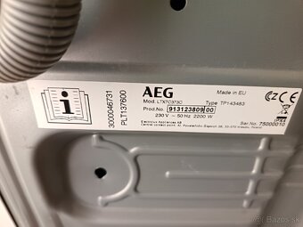 Krásna 3 roč parná práčka Aeg, dovoz v BA - 13