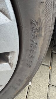 Predám plechové disky na letných pneumatikach - 13