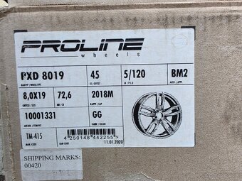 Nove disky 5x120 r19 Proline - 13