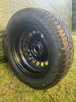 Plechové disky aj zo zimnými pneumatikami 5x112 R16 - 13