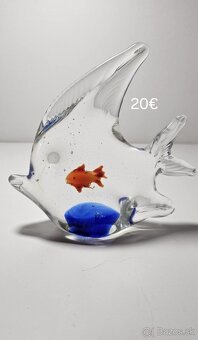 Sklenené ryby, dekorácie - 13