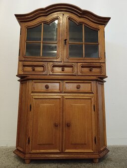 Rustikální komoda + vitrína, masív, Nábytek s příběhem - 13