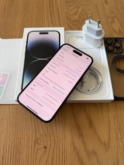 iPhone 14 Pro 128 gb Space Black v záruke + príslušenstvo - 13