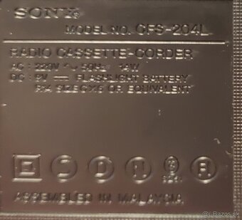 Predám rádiomagnetofóny Sony - 13