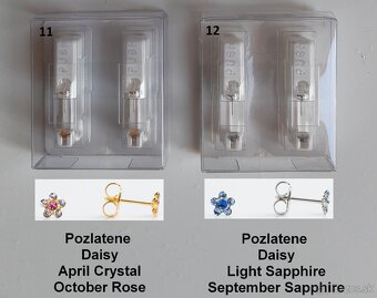 Pozlatene nausnice - Studex. - 13