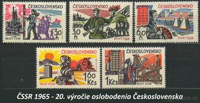 Poštové známky, filatelia: ČSR+ČSSR, slávne série A - 13