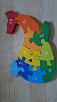 Vkladacky, puzzle,farby,pexeso..hracky mix - 13