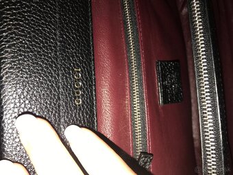 GUCCI ZUMI originál black bags kabelka+zlate nausnice - 13