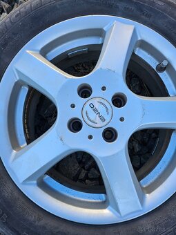 ZIMNE PNEU 185/65 R15 MICHELIN +HLINÍKOVÉ DISKY - 13