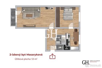 MASARYKOVÁ - 2-izbový byt - Čiastočná rekošntrukcia - LOGGIA - 13