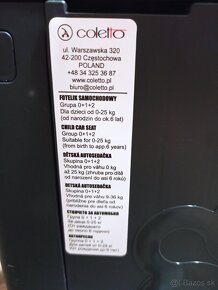 Vajičko a Autosedačka 2v1 Coletto Vento 0-25kg - 13