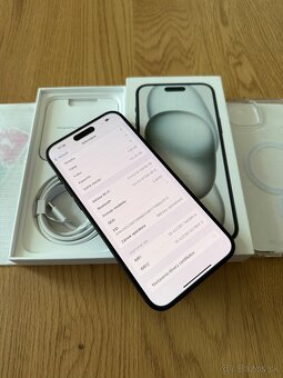 iPhone 15 Plus 128 gb Black - komplet príslušenstvo, záruka - 13