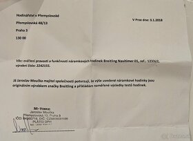 Breitling Navitimer A23322, KRABICA, NOVY KOZENY NARAMOK - 13