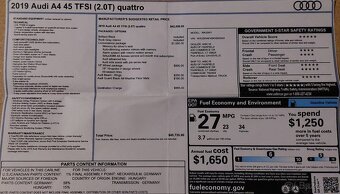 Audi A4 B9 45 2.0 TFSI Quattro - 13