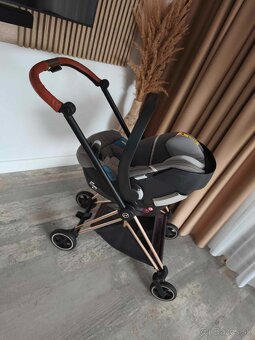 CYBEX MIOS Rose Gold/Spring Blossom Dark, kočík-3kombinácia - 13