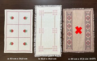 Vyšívané obrusy - 13