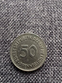 Nemecko - 50 Pfennig 7 ks : 1950, 1966, 1979, 1990, 1992 - 13
