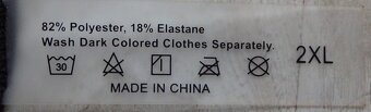 Čierne celé plavky s volánikmi, 2XL, 3XL - 13