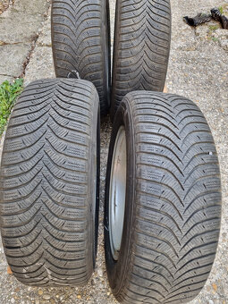 Alu disky Enzo 5x114,3 6Jx15 H2 ET45 + zimné pneu 195/65 R15 - 13