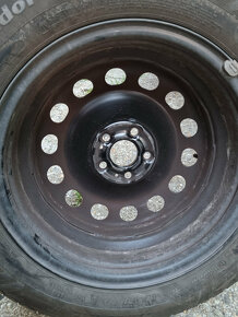 Zimné pneu 195/60 R16 + plech disky 5x112 6Jx16 H2 ET35 - 13