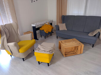 suprava ikea strandmon siva bezova alebo zlta - 13