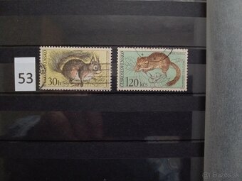 Poštové známky č.435 - ČESKOSLOVENSKO III - 18 sérií - 13