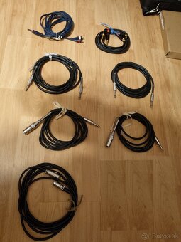 Predám kvalitne audio káble 4.5m (jack, xlr3, cinch) - 13
