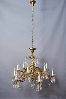 Veľký luster Art Deco na 12 žiaroviek - 13