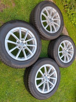 17" ALU orig AUDI 5x112 + zimné 225/60 r17 Pirelli - 13