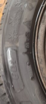 Predám 4 zimné pneumatiky s diskami Škoda octavia 2 - 13
