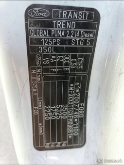 FORD TRANSIT DODAVKA VYKLAPAC - na predaj / splatky - 13