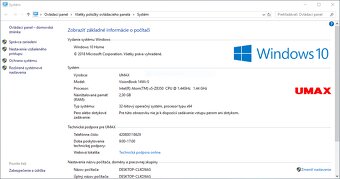 Predám Notebook umax visionbook 14wi-s. - 13