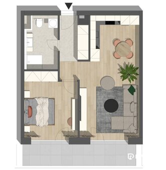 RentHub | Moderný 2 izbový byt | 2x parking | ZWIRN | Košick - 13