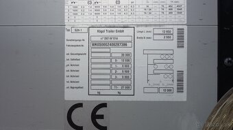 Prodám KÖGEL SN 24 CARGO - 13