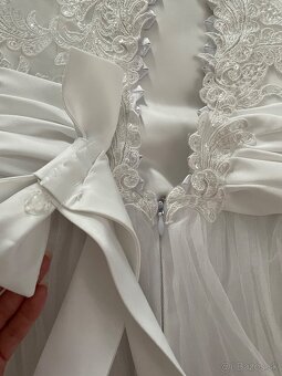 Svadobné šaty navrhnuté a ušité na mieru - 13