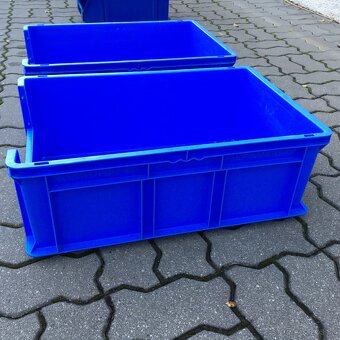 Velke Stohovacie plastove bedne do dielne skladu 40x60x23 - 13
