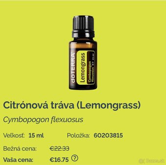 Neotvorené esenciálne oleje dōTERRA - 13