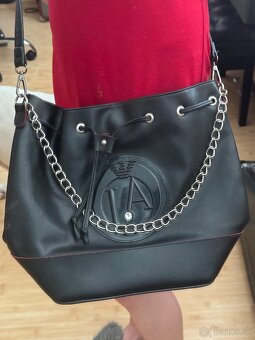 Armani Jeans čierna vaková kabelka - 13