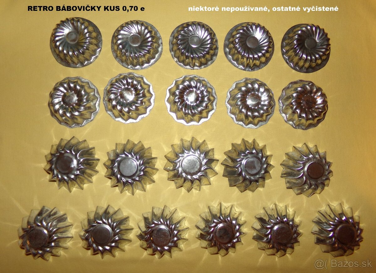 RETRO FORMIČKY, KOŠÍČKY, VANIČKY, ORIEŠKY, VYKRAJOVAČKY - 14