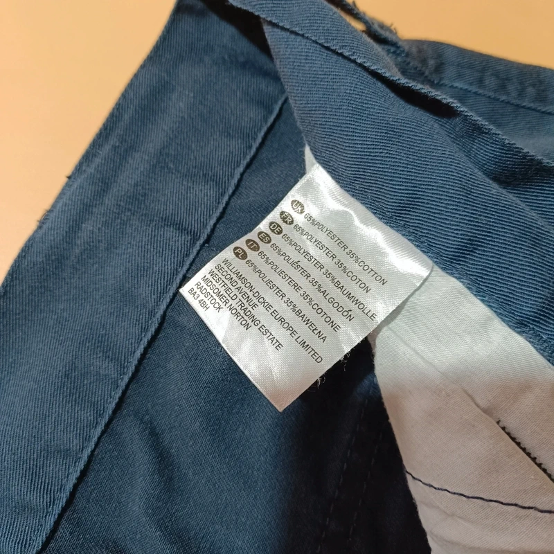 Dickies modré cargo široké nohavice W36 - 14